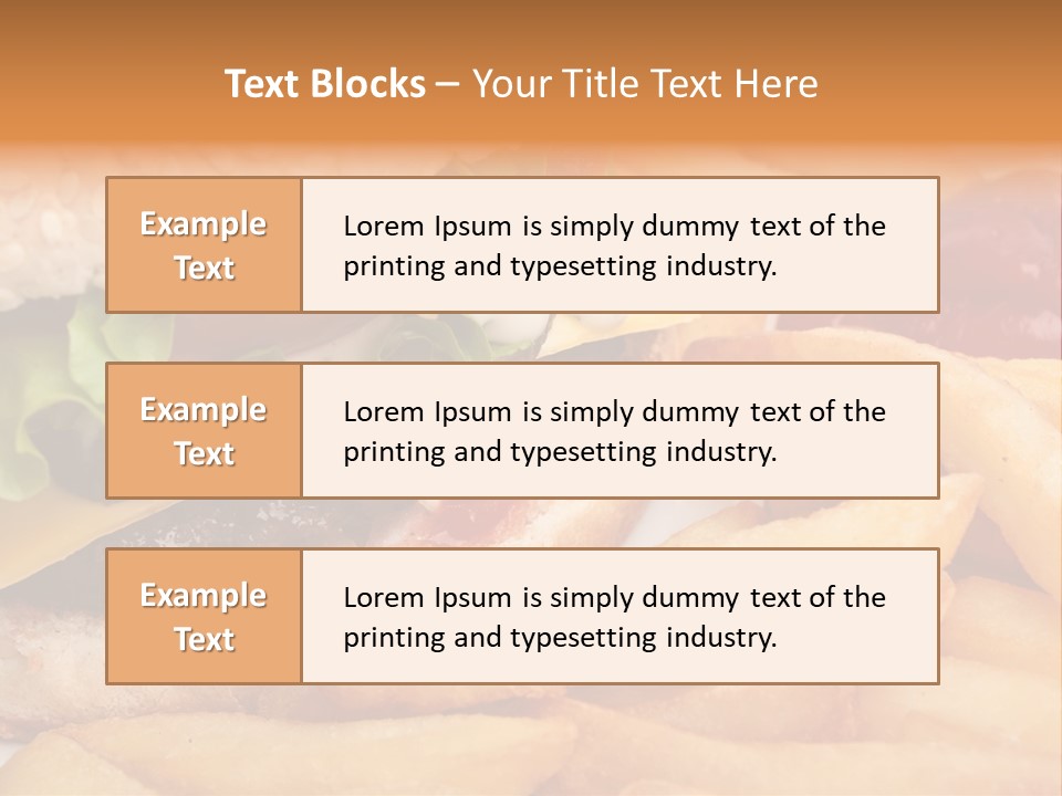 Fast Bun Tasty PowerPoint Template