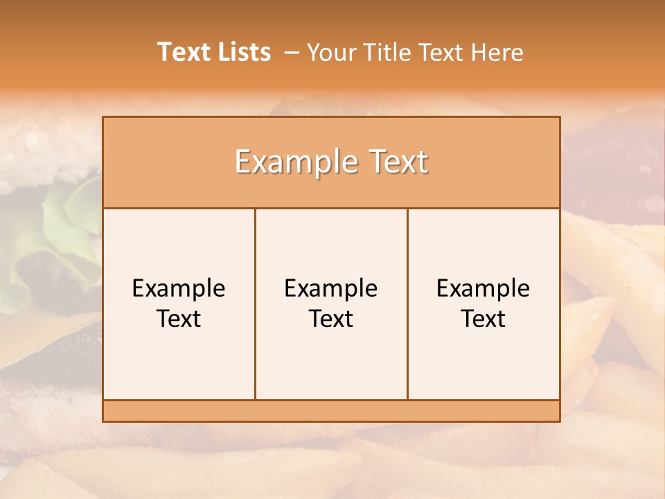 Fast Bun Tasty PowerPoint Template