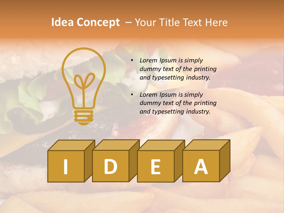 Fast Bun Tasty PowerPoint Template