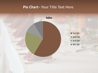 Dinner Orange Candle PowerPoint Template