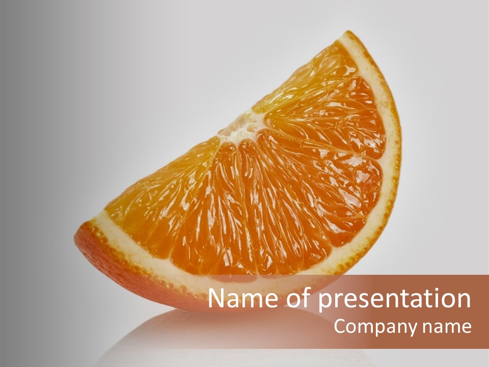 Citrus Succulent Exotic PowerPoint Template