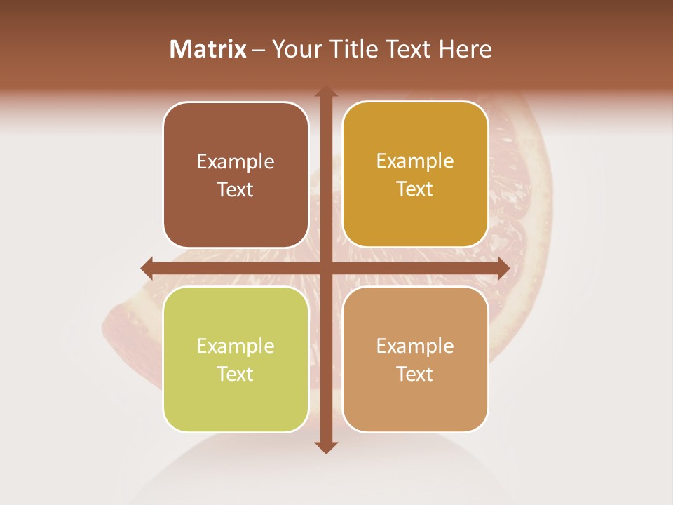 Citrus Succulent Exotic PowerPoint Template