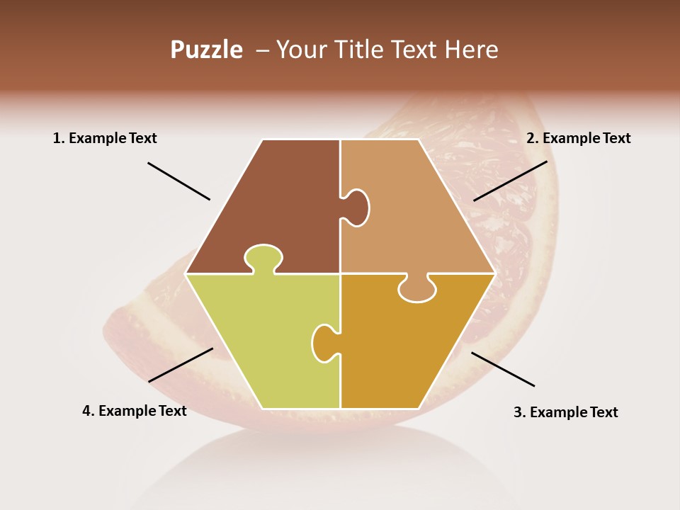 Citrus Succulent Exotic PowerPoint Template