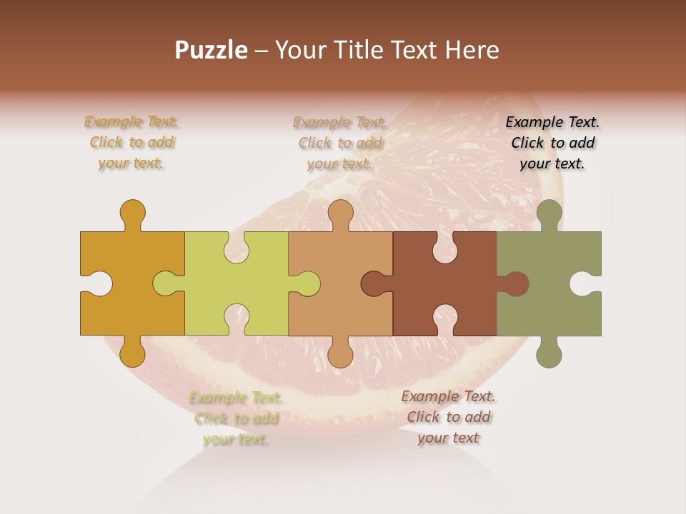 Citrus Succulent Exotic PowerPoint Template