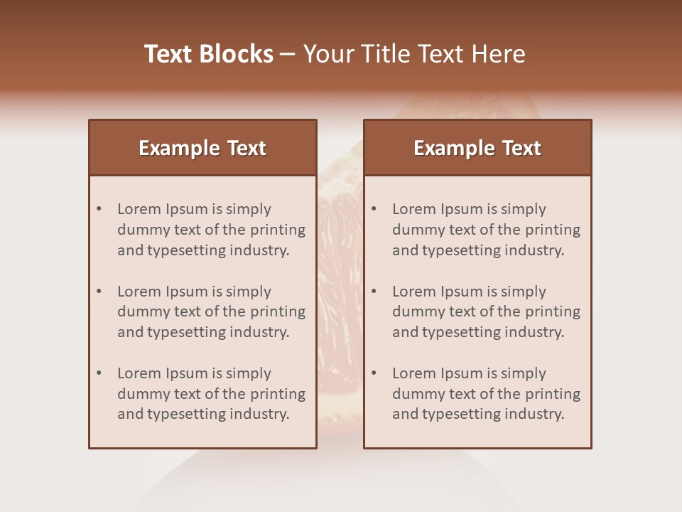 Citrus Succulent Exotic PowerPoint Template