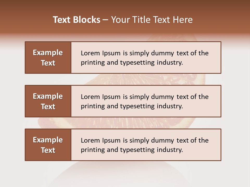 Citrus Succulent Exotic PowerPoint Template
