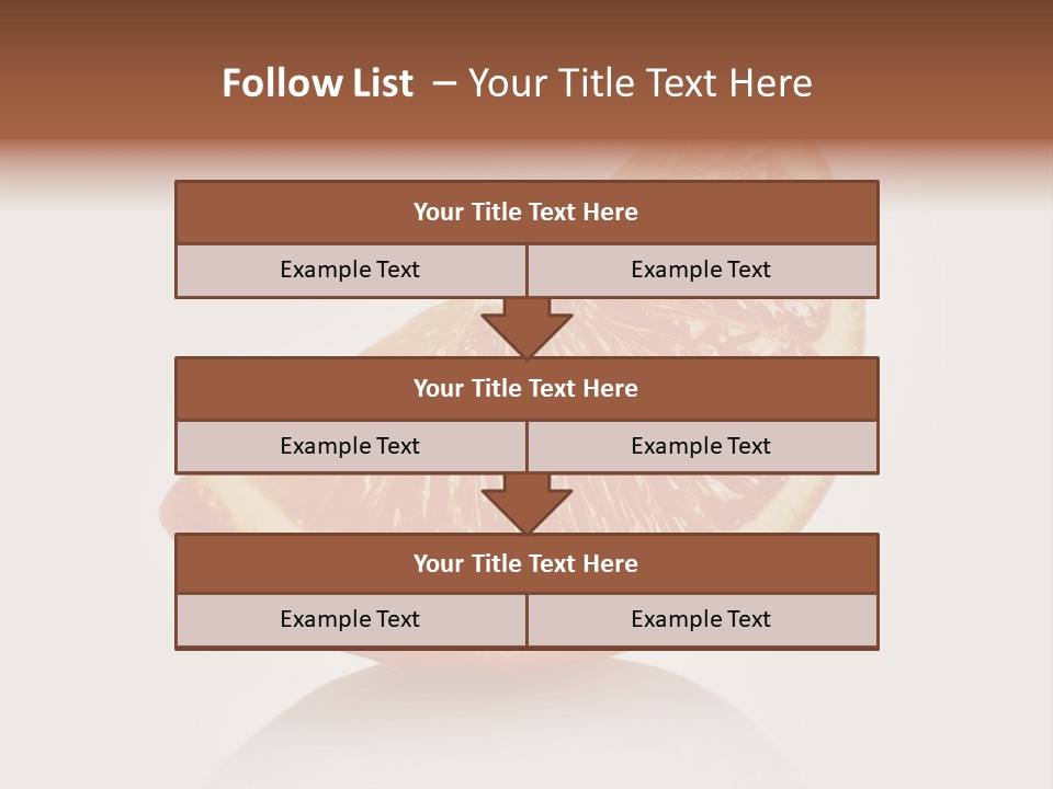Citrus Succulent Exotic PowerPoint Template