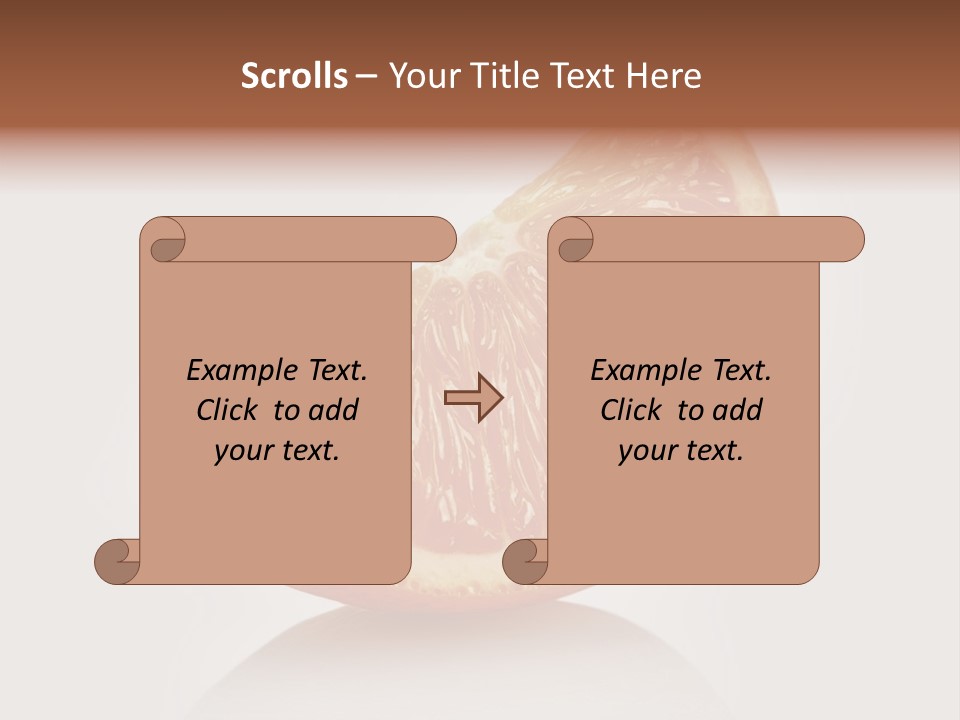 Citrus Succulent Exotic PowerPoint Template