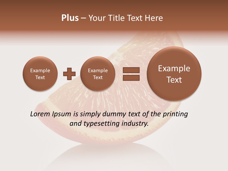 Citrus Succulent Exotic PowerPoint Template