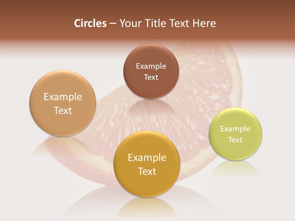 Citrus Succulent Exotic PowerPoint Template