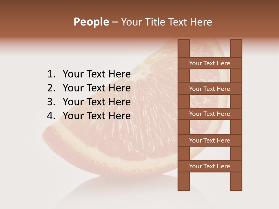 Citrus Succulent Exotic PowerPoint Template