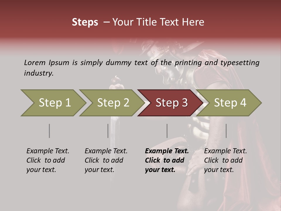 War Cloak Costume PowerPoint Template