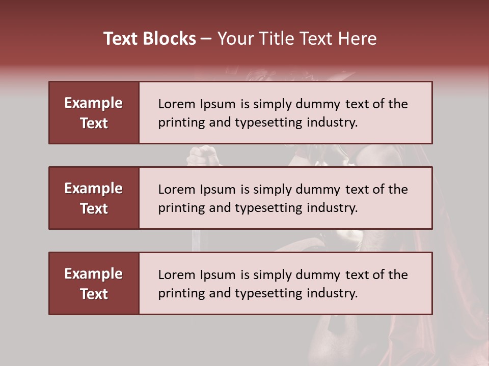 War Cloak Costume PowerPoint Template