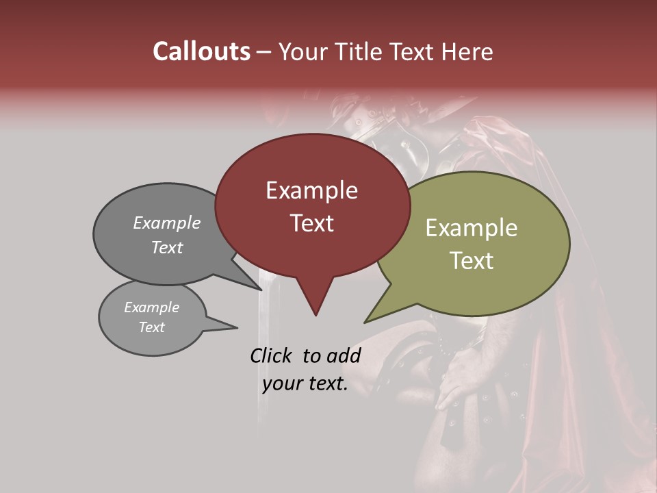 War Cloak Costume PowerPoint Template