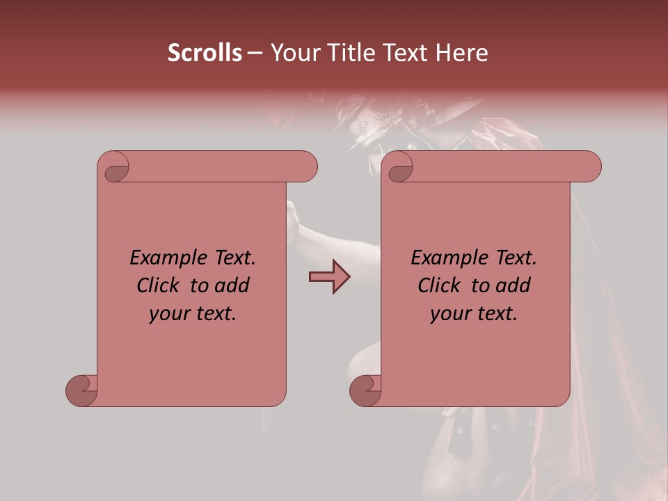 War Cloak Costume PowerPoint Template