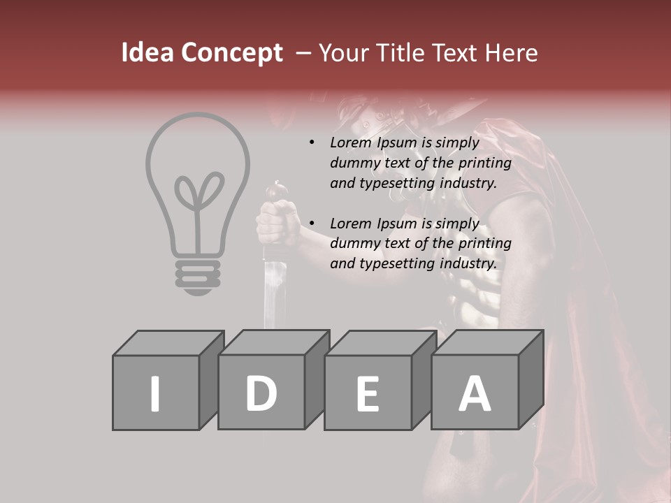 War Cloak Costume PowerPoint Template