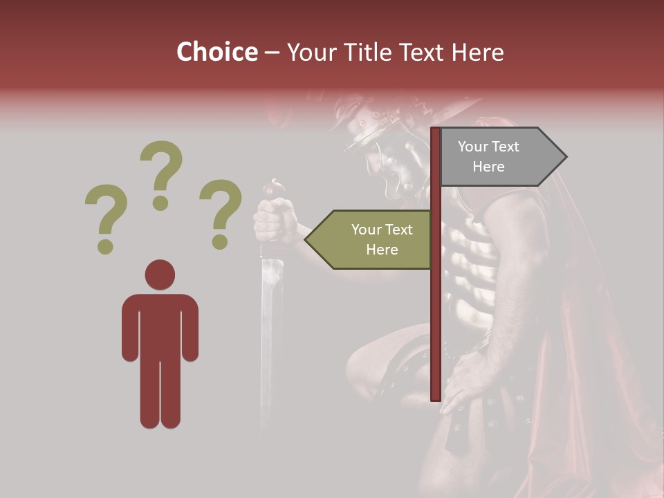 War Cloak Costume PowerPoint Template