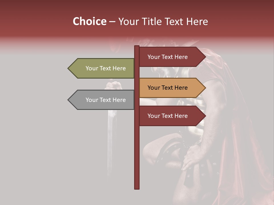 War Cloak Costume PowerPoint Template