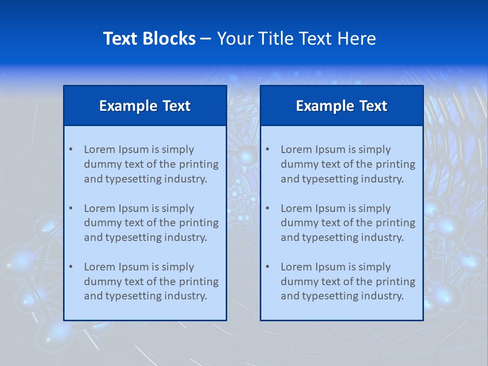 Bonding Scientific Element PowerPoint Template