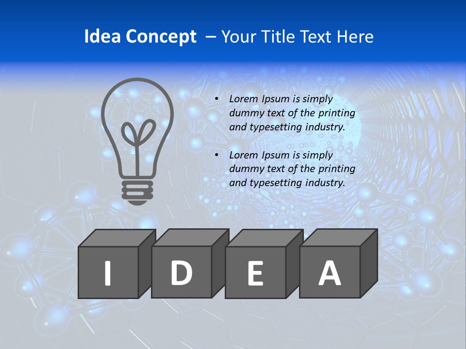 Bonding Scientific Element PowerPoint Template