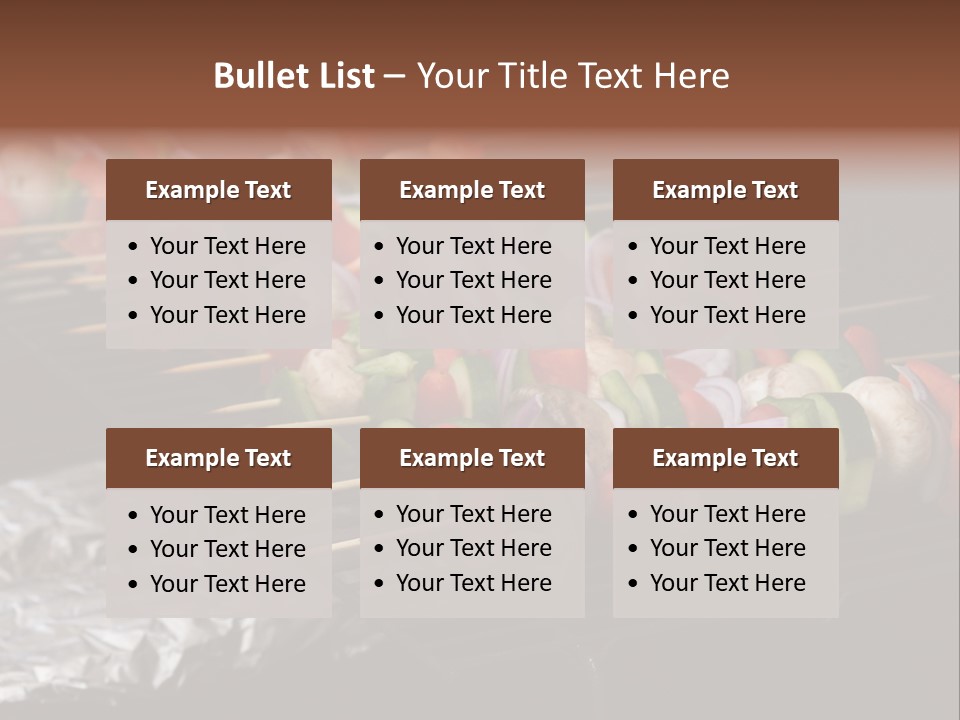 Barbeque Charcoal Tin PowerPoint Template