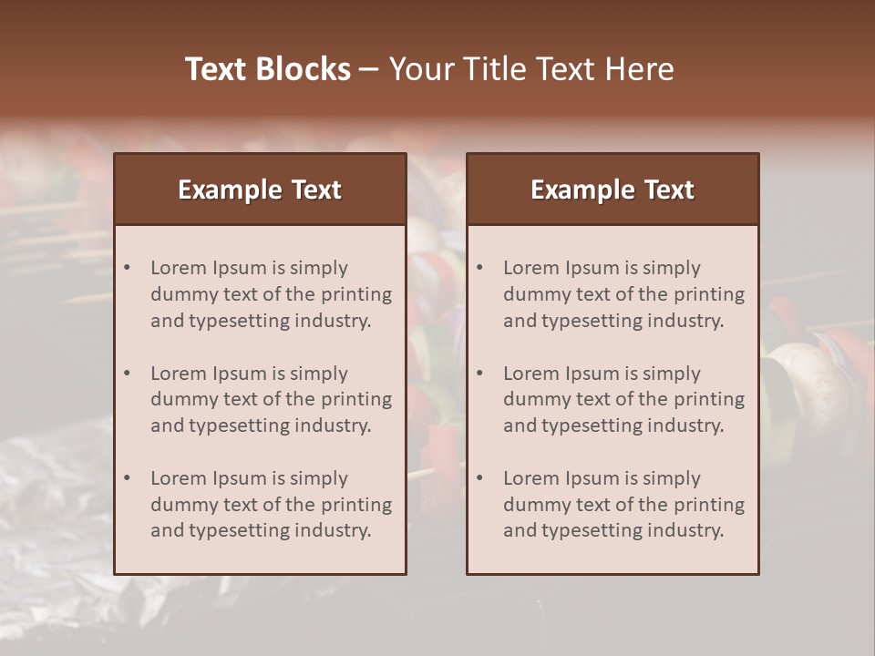 Barbeque Charcoal Tin PowerPoint Template