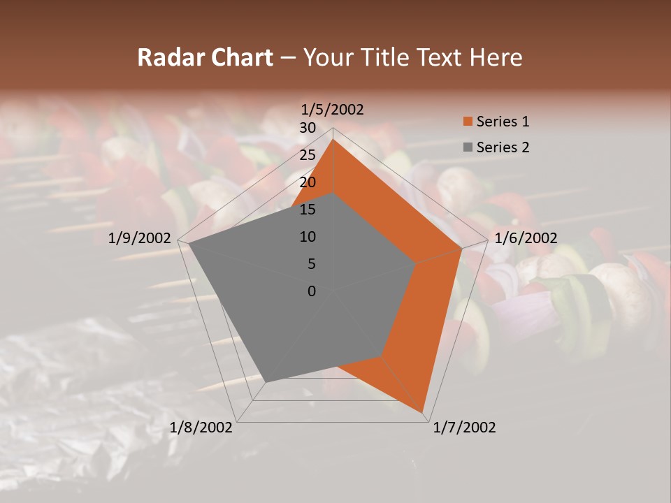Barbeque Charcoal Tin PowerPoint Template