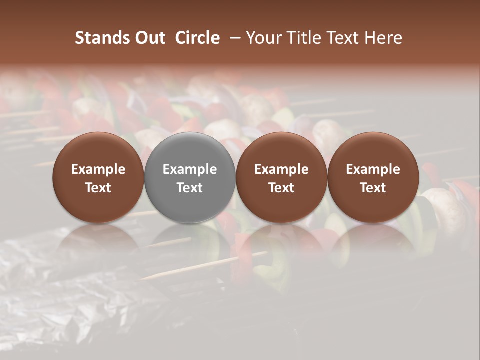 Barbeque Charcoal Tin PowerPoint Template