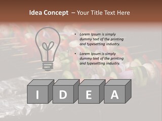 Barbeque Charcoal Tin PowerPoint Template