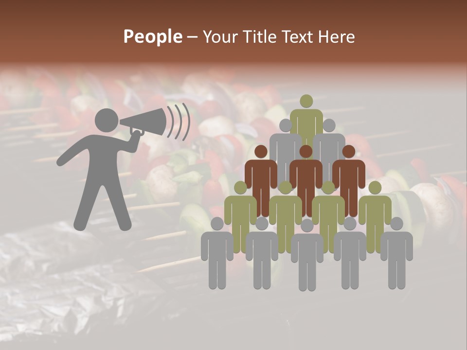 Barbeque Charcoal Tin PowerPoint Template