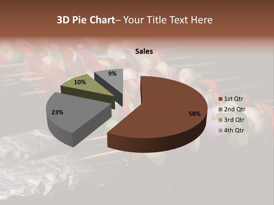 Barbeque Charcoal Tin PowerPoint Template