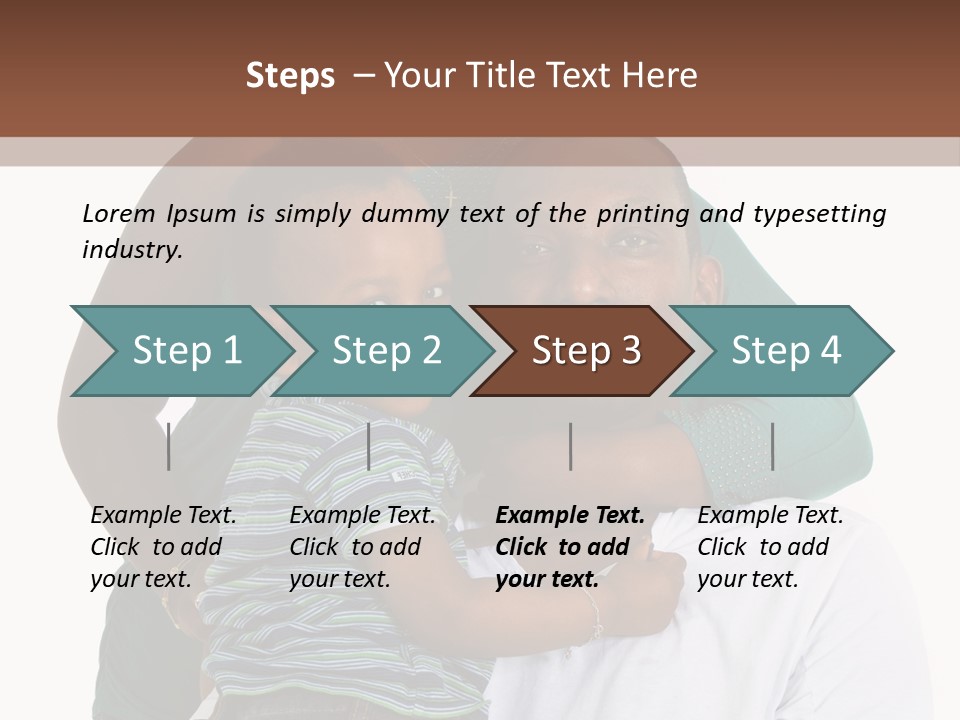 Beautiful Dad Fresh PowerPoint Template