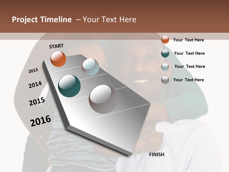 Beautiful Dad Fresh PowerPoint Template