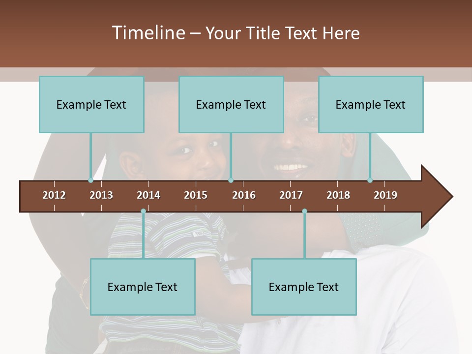 Beautiful Dad Fresh PowerPoint Template