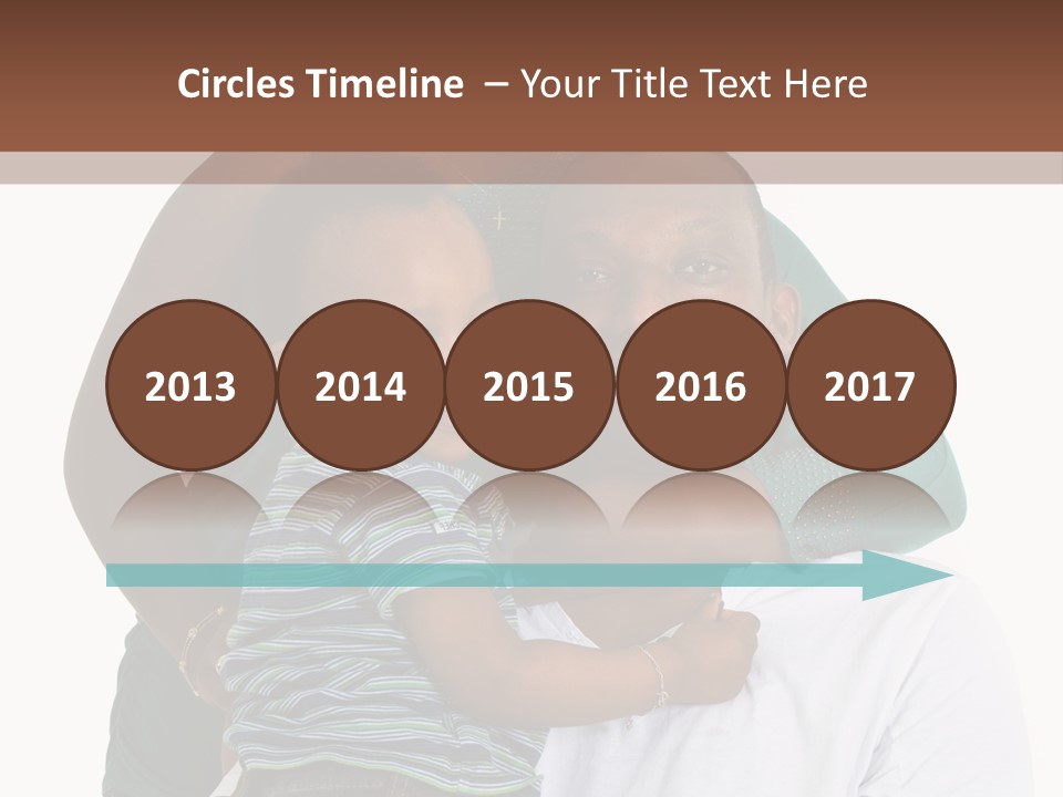 Beautiful Dad Fresh PowerPoint Template