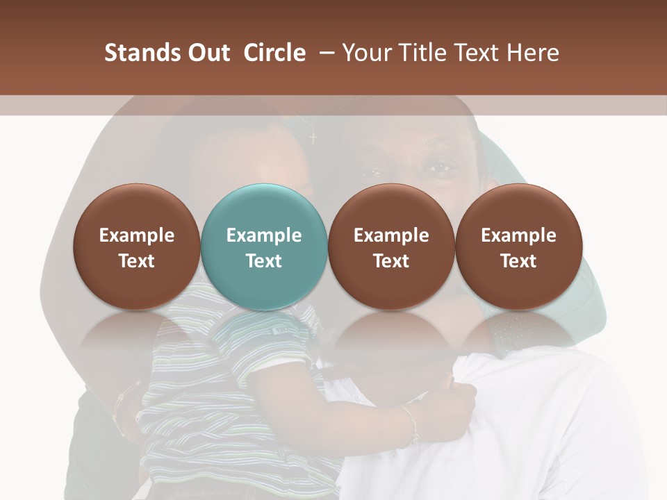 Beautiful Dad Fresh PowerPoint Template