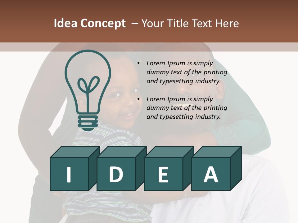 Beautiful Dad Fresh PowerPoint Template