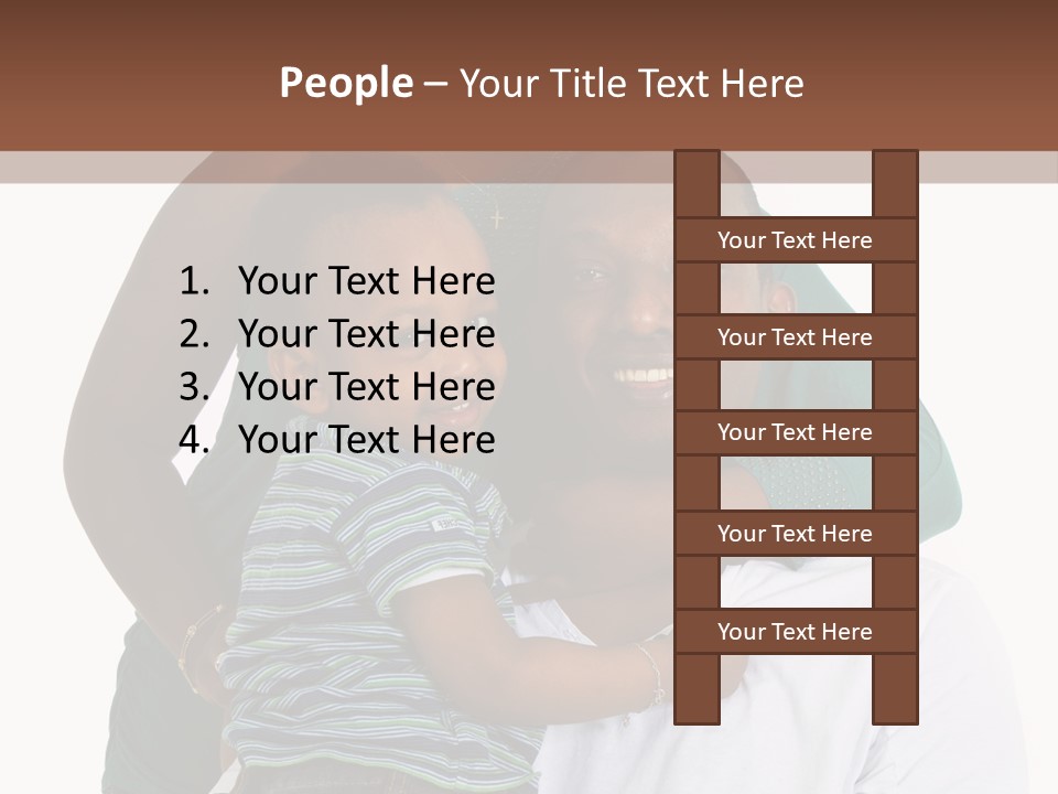Beautiful Dad Fresh PowerPoint Template