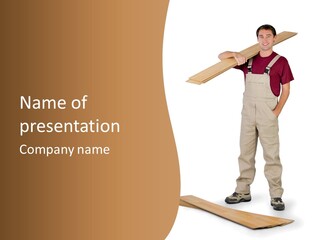 Tinker Craftsman Smiling PowerPoint Template