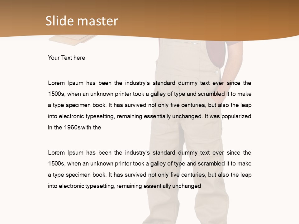 Tinker Craftsman Smiling PowerPoint Template