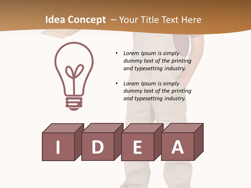 Tinker Craftsman Smiling PowerPoint Template