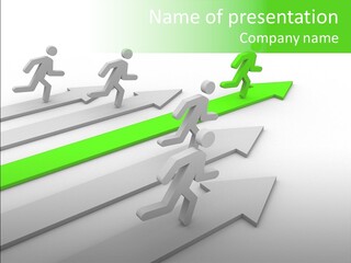 Perfect Center Run PowerPoint Template