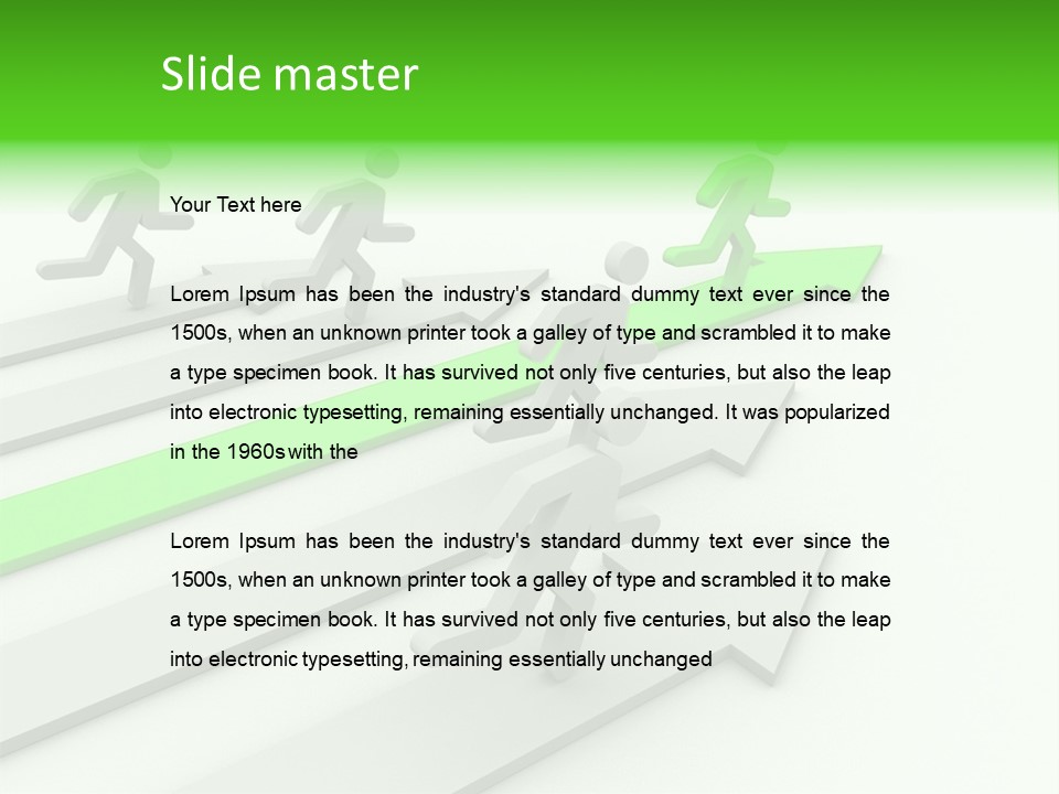 Perfect Center Run PowerPoint Template