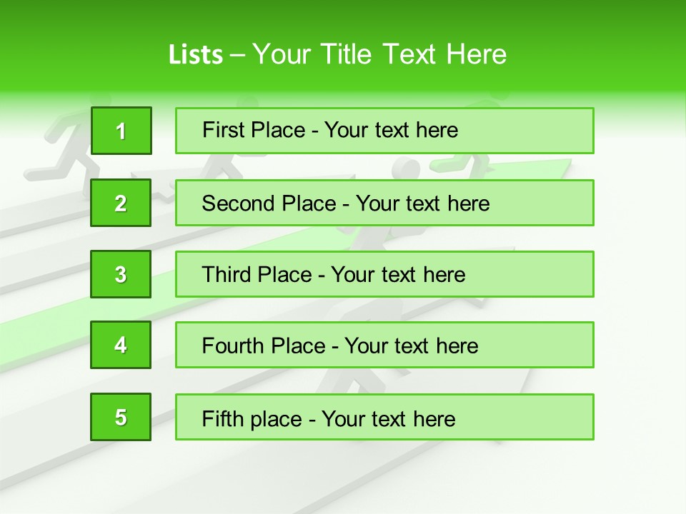 Perfect Center Run PowerPoint Template