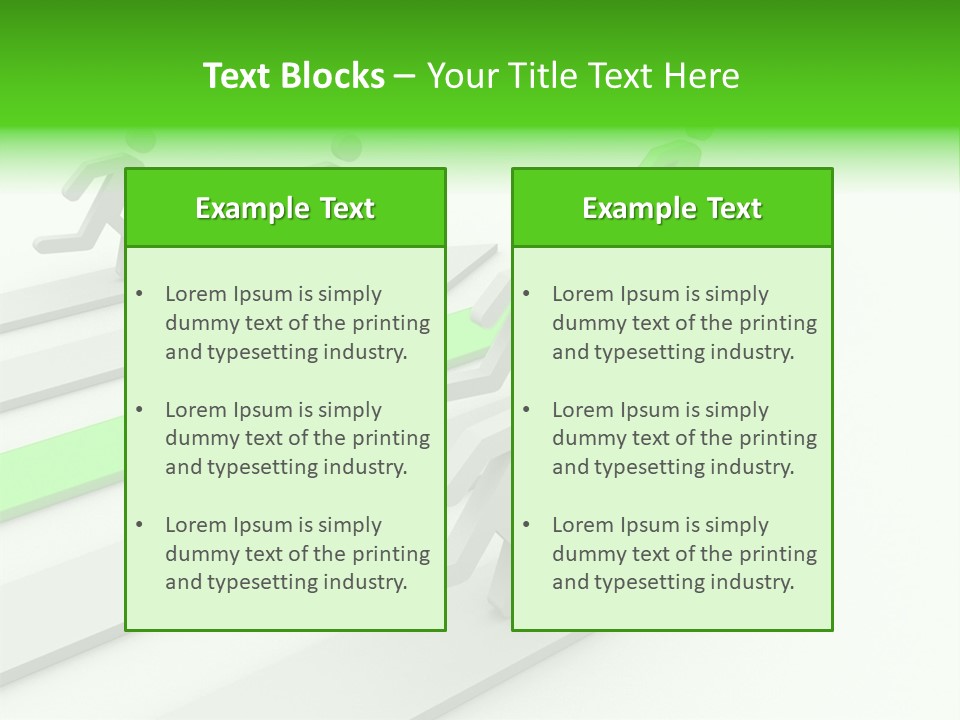 Perfect Center Run PowerPoint Template