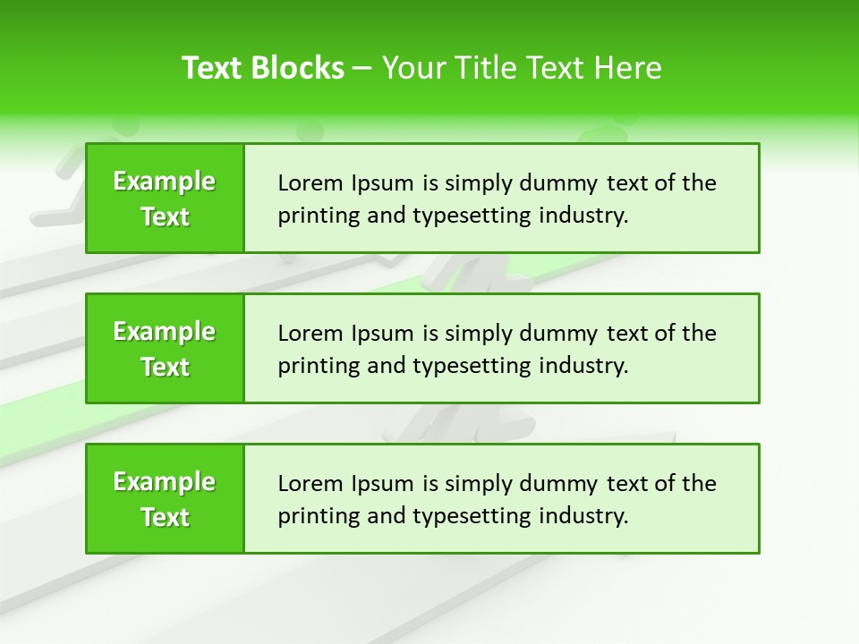 Perfect Center Run PowerPoint Template