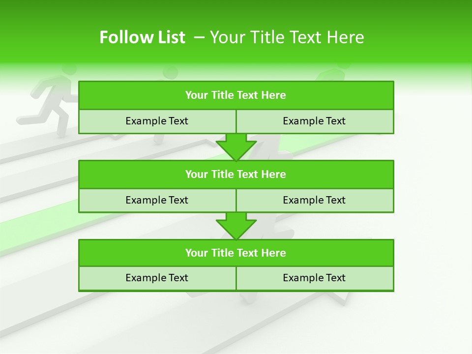 Perfect Center Run PowerPoint Template