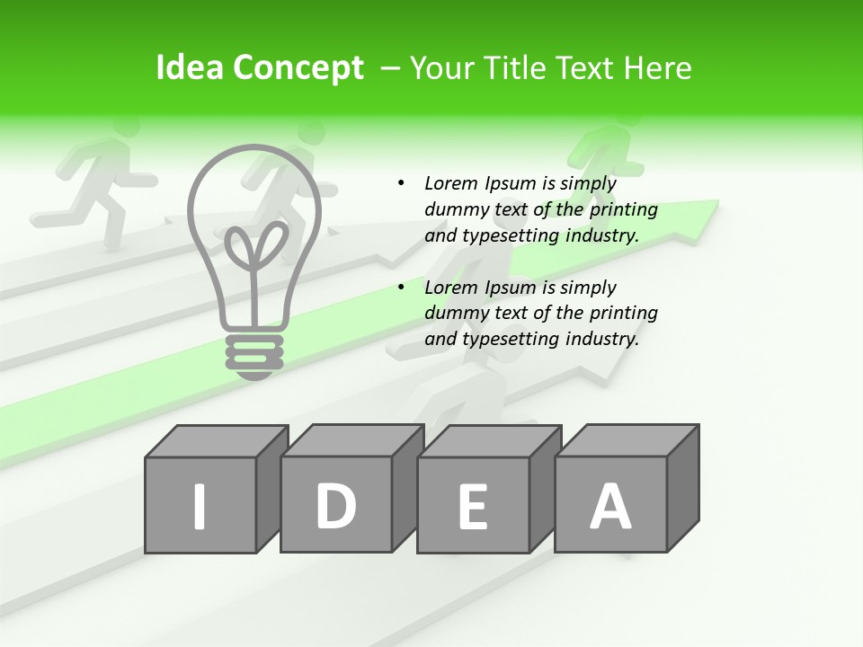 Perfect Center Run PowerPoint Template