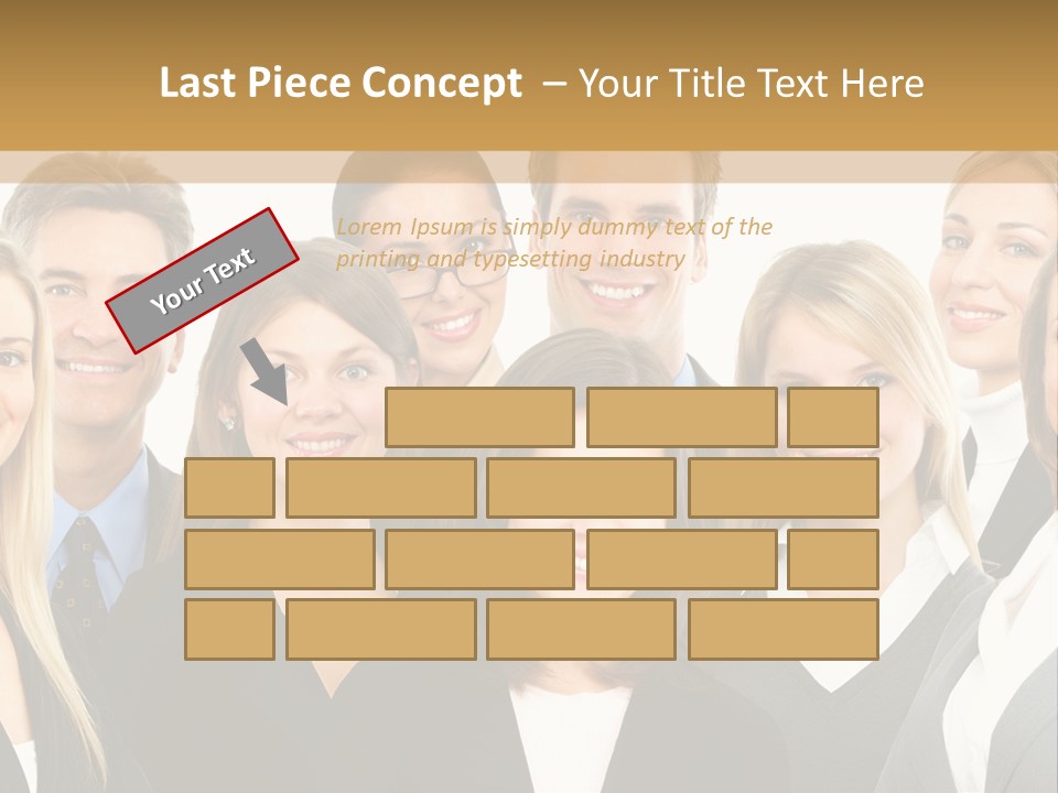 Education Employment Isolate PowerPoint Template