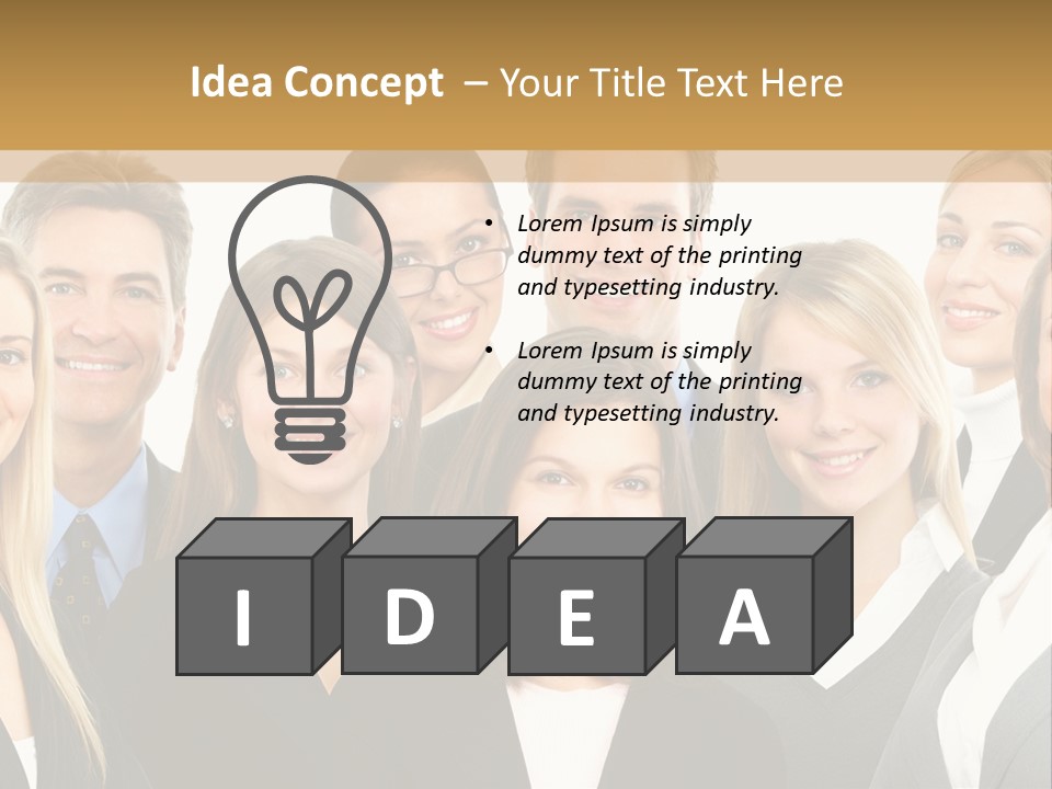 Education Employment Isolate PowerPoint Template